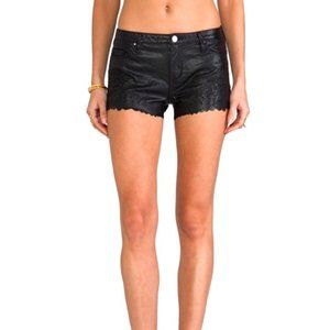 Blank NYC Faux Leather Shorts size 27